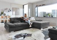 Die PlanBar Ecksofa MP-IN17004 L-Form, Breite 331 cm, Federkern-Polsterung,...