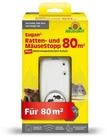 Neudorff Ultraschall-Tierabwehr Sugan Ratten- und M&auml;useStopp (f&uuml;r 80 m) 1 Stk.,