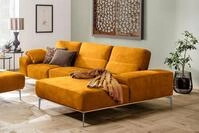 W.SCHILLIG Ecksofa run, Designsofa mit tollem Sitzkomfort, bequem, L-Form, mit