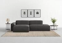 TRENDMANUFAKTUR Ecksofa Braga, mit hochwertigem Kaltschaum, L-Form, in Cord