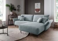 Home affaire Ecksofa Lazio modern und bequem, schmale Armlehnen, tolle