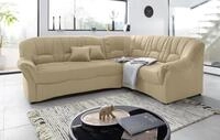 DOMO collection Ecksofa Bahia, zeitlos und elegant, bequeme Armlehnen, L-Form,