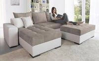 COLLECTION AB Ecksofa Josy L-Form, B: 214 cm in Cord, Cord-Mix, Schlaffunktion,