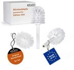 Keuco WC-Reinigungsb&uuml;rste Ersatzb&uuml;rstenkopf 3er Set, (3er Set,
