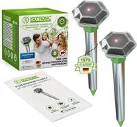 ISOTRONIC Vibrations-Tierabwehr ISOTRONIC Maulwurfvertreiber solarbetrieben, 2-tlg.