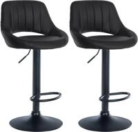 CLP Barhocker Milet Kunstleder (Set, 2er), Kunstleder, h&ouml;henverstellbar und drehbar