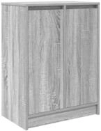 vidaXL Schuhregal Schuhschrank Grau Sonoma 57x34x76 cm Holzwerkstoff, 1-tlg.