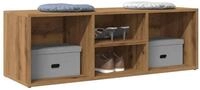 vidaXL Schuhschrank Schuhbank Artisan-Eiche 105x35x35 cm Holzwerkstoff