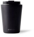 MAMEIDO Thermobecher, Edelstahl, Kunststoff, Silikon, doppelwandig isoliert,