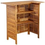 vidaXL Gartentisch, Stehtisch 110x50x105 cm Akazienholz Massiv