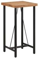 vidaXL Esstisch Bartisch 55x55x107 cm Massivholz und Eisen (1-St)