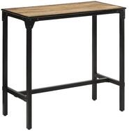 vidaXL Bartisch, Bartisch 110x55x107 cm Raues Massivholz Mango