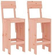 vidaXL Gartenstuhl Barhocker 2 Stk. 40x48,5x115,5 cm Massivholz Douglasie (2 St)