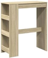 vidaXL Esstisch Bartisch mit Regal Sonoma-Eiche 90x40x103,5 cm Holzwerkstoff (1-St)