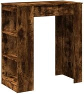 vidaXL Esstisch Bartisch mit Regal R&auml;uchereiche 95x47x103,5 cm Holzwerkstoff (1-St)