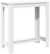 vidaXL Esstisch Bartisch Wei&szlig; 102x50x103,5 cm Holzwerkstoff (1-St)