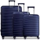 Franky Trolleyset London, 4 Rollen, (3-teilig, 3 tlg), Polypropylen