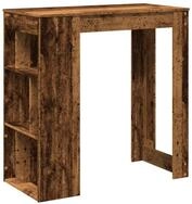 vidaXL Esstisch Bartisch mit Regal Altholz-Optik 102x50x103,5 cm Holzwerkstoff...