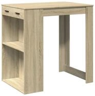 vidaXL Esstisch Bartisch Sonoma-Eiche 102x70x103,5 cm Holzwerkstoff (1-St)