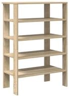 vidaXL Schuhregal Schuhregal Sonoma-Eiche 61x32x87,5 cm Holzwerkstoff, 1-tlg.