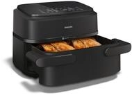 Philips Hei&szlig;luftfritteuse Airfryer 1000 Flexible Basket NA150/00, zwei K&ouml;rbe...