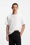 T-Shirt HUGO, Herren, Gr. L, natural102, Single Jersey, Obermaterial: 100%...