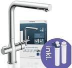 Sch&uuml;tte Sp&uuml;ltischarmatur AQUASTAR PRO mit Filtersystem f&uuml;r Trinkwasser, praktische