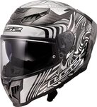 LS2 Motorradhelm FF807 Dragon Enthum Carbon Helm, vorbereitet f&uuml;r