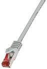 LogiLink LogiLink CQ2072S RJ45 Patchkabel CAT 6 S/FTP 5.00 m Grau Flammwidrig,