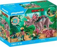 Playmobil&reg; Triceratops mit Jungtier (71821), Playmobil Dinos...