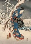 Piatnik Puzzle Hiroshige - Tale of Genji, Kunisada, Puzzleteile