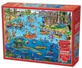 COBBLE HILL Puzzle Cobble Hill Verr&uuml;ckter Angelausflug 1000 Teile, 1000...