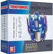 Trefl Puzzle Wood Craft Origin Puzzle Transformers: Optimus Prime 505 Teile,