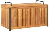 vidaXL Gartenbox Gartenbox 85x45x45/53 cm Massivholz und Stahl