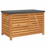 vidaXL Gartenbox, Gartenaufbewahrungsbox 90x48x55 cm Massivholz Akazie