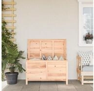 vidaXL Truhe, Gartentruhe 99x50x56,5 cm Massivholz Tanne