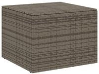 vidaXL Gartenbox, Gartentruhe Grau 291L Poly Rattan