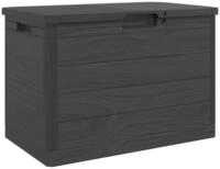 vidaXL Gartenbox Outdoor-Kissenbox Anthrazit 77,5x44,5x53 cm Polypropylen