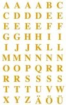 Avery Zweckform Aufkleber 3727 3721 Buchstaben-Etiketten - A-Z 75 mm g