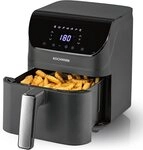 Rachs KOCHWERK Hei&szlig;luftfritteuse 4L digitaler Airfryer mit Timer-Funktion, 1400 W,