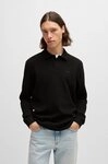 BOSS ORANGE Poloshirt Petempestolong mit Knopfleiste