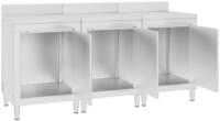 vidaXL Aktenschrank Arbeitsschrank 180x60x96 cm Edelstahl