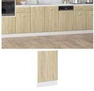 vidaXL K&uuml;chenbuffet vidaXL Geschirrsp&uuml;lerblende Lyon Sonoma-Eiche 45x3x67 cm
