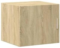 vidaXL H&auml;ngeschrank Wandschrank Sonoma-Eiche 45x42,5x40 cm Holzwerkstoff (1-St)