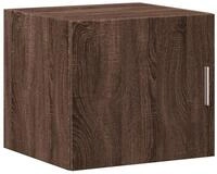 vidaXL H&auml;ngeschrank Wandschrank Braun Eichen-Optik 45x42,5x40 cm Holzwerkstoff