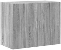 vidaXL H&auml;ngeschrank Wandschrank Grau Sonoma 80x42,5x64 cm Holzwerkstoff (1-St)
