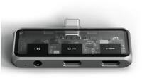 Satechi USB-C PD Mobile XR Hub & 3.5mm Audio space grey Netzwerk-Switch