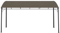 vidaXL Pavillon 4 x 3 x 255 m Garten-Sonnenschutz 4x3x2,55 m Taupe Garten