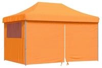vidaXL Partyzelt Partyzelt Faltbar Pop-Up mit 4 Seitenteilen Orange