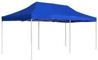 vidaXL Partyzelt Profi-Partyzelt Faltbar Aluminium 6x3 m Blau